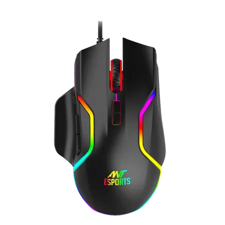 ANT ESPORTS GM320 RGB WIRED OPTICAL GAMING MOUSE -WHITE