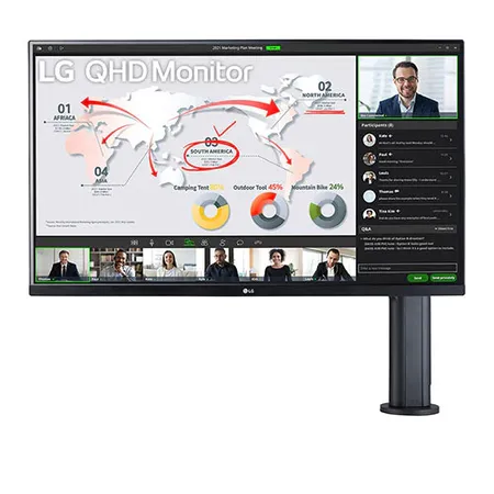 LG 32QP880-B 32 inch 75Hz QHD IPS Panel 95% SRGB 5ms AMD Freesync Gaming Monitor