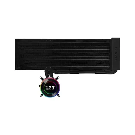 Lian Li Hydroshift II LCD-C 360N Fan less CPU Liquid Cooler Black