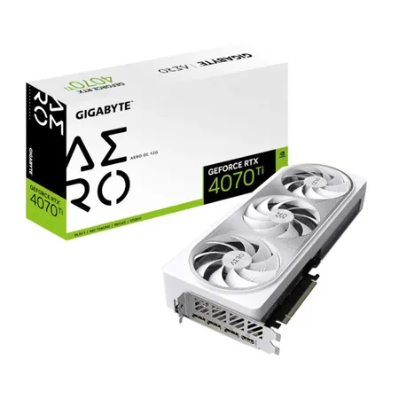 GIGABYTE GeForce RTX 4070 Ti AERO OC V2 12GB Nvidia Graphic Card (White)