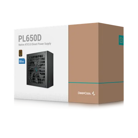 Deepcool PL650D 650 Watts 80 Plus Bronze ATX 3.0 Non-Modular Power Supply Unit SMPS