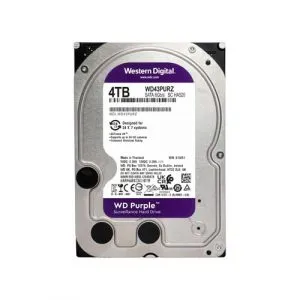 Western Digital 4TB WD Purple SATA Interface, Transfer Rate Up to 175MB/s, 256MB Cache, Surveillance Hard Drive
