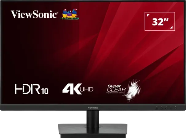 ViewSonic VA3208-4K-MHD 32 Inch 4K Monitor with Built-in Speakers