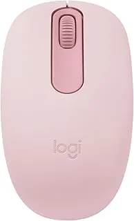Logitech M196 Bluetooth Wireless Mouse, Compact and Portable Mouse for Laptops, Tablets and More, 12-Month Battery, Smooth Tracking, Compatible with PC and Mac, Windows and macOS - Rose