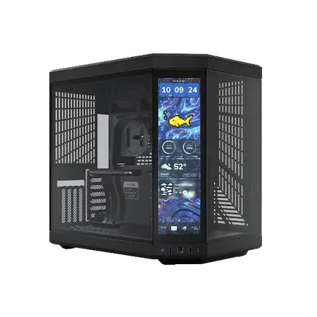 HYTE Y70 Touch Infinite Dual Chamber ATX Mid-Tower Cabinet Black (CS-HYTE-Y70TI-BB)