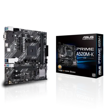 Asus Prime A520M-K/CSM Am4 Micro Atx Motherboard (PRIME-A520M-K-CSM)