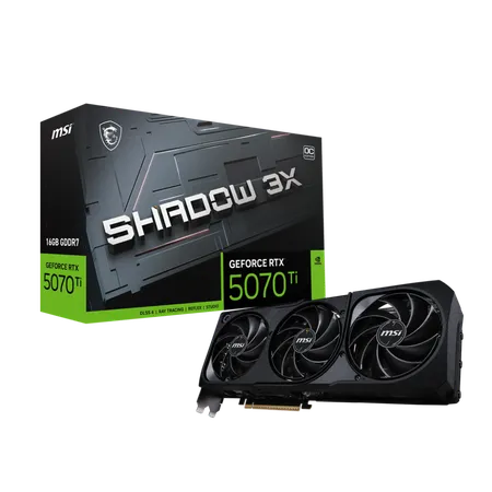 MSI GeForce RTX 5070 Ti 16G SHADOW 3X OC 16GB GDDR7