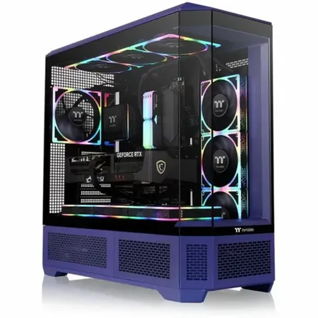 Thermaltake View 600 TG E-ATX Full Tower 4 Tempered Glass Panels Computer Case - Future Dusk