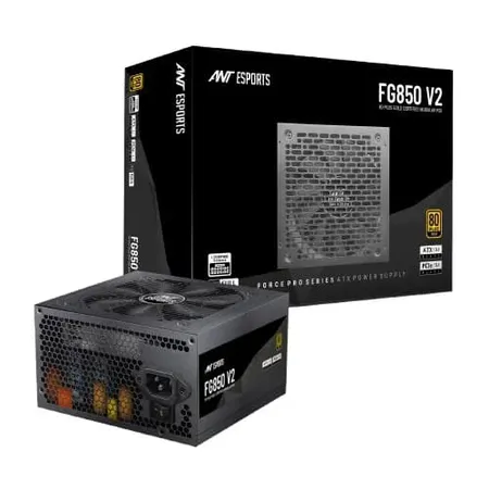 Ant Esports FG850 V2 - 80 Plus Gold Certified 850 Watt Full-Modular Power Supply