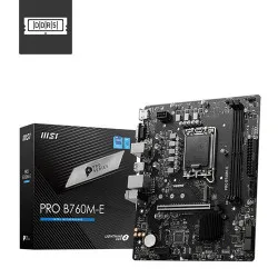 MSI PRO B760M-E DDR5 Intel B760 LGA 1700 Socket Micro-ATX Motherboard
