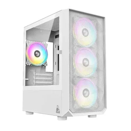 TAG Gamerz Pulser ARGB M-ATX Mid Tower Cabinet (White)