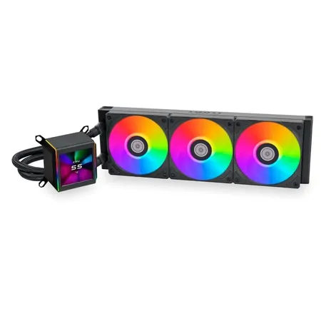 Lian Li Galahad II Lcd SL-INF Argb 360mm Cpu Liquid Cooler (Black) (G89-GA2ALCD36INB-IN)
