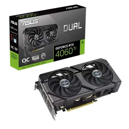 ASUS Dual GeForce RTX 4060 Ti OC Edition 16GB GDDR6 Graphic Card DUAL-RTX4060TI-O16G