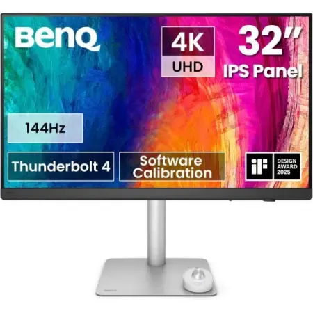 BENQ PD3226G 31.5 Inch 4K UHD 144Hz IPS Panel 100% SRGB 1MS ICC Sync Designer Monitor
