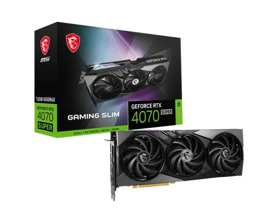 MSI GeForce RTX 4070 Super Gaming Slim 12GB Nvidia Graphic Card