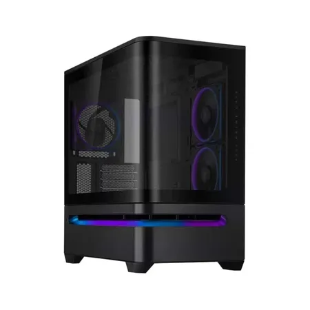ASUS Prime AP202 ARGB Micro ATX Mid Tower Cabinet Black