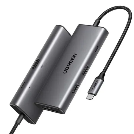 Ugreen 107 Revodok Pro 7-in-1 USB-C Hub with 4K HDMI 100W PD 10Gbps Data Transfer