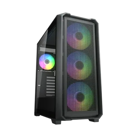 COUGAR MX600 Air Black ATX Mid Tower Cabinet (CGR-25C9B-RGB)