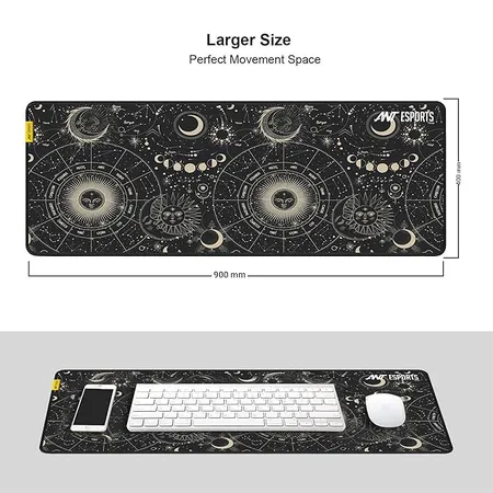 ANT ESPORTS UNIVERSE GAMING MOUSEPAD - BLACK
