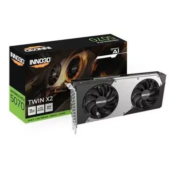 INNO3D GeForce RTX 5070 TWIN X2 12GB DDR7 Graphics Card-Black