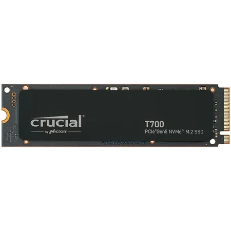 Crucial T700 2TB Gen5 NVMe M.2 SSD with heatsink - Up to 12,400 MB/s - DirectStorage Enabled - CT2000T700SSD5 - Gaming, Photography, Video Editing & Design - Internal Solid State Drive
