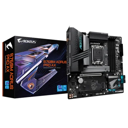 GIGABYTE GA-B760M AORUS PRO AX DDR5 INTEL LGA1700 MOTHERBOARD