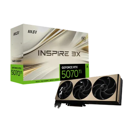 MSI GeForce RTX 5070 Ti 16G INSPIRE 3X OC 16GB GDDR7