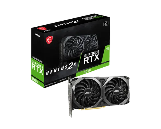 MSI GeForce RTX 3050 Ventus 2X 8GB Nvidia Graphic Card
