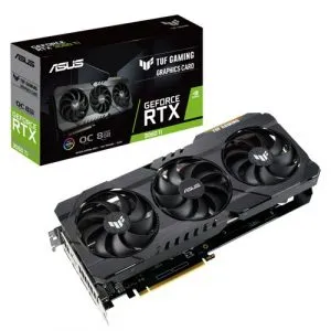 ASUS TUF Gaming GeForce RTX 3060 Ti V2 OC Edition 8GB GDDR6 with LHR Graphic Card TUF-RTX3060TI-O8G-V2-Gaming