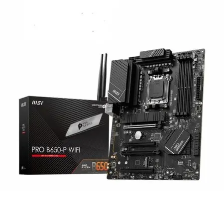 MSI Pro B650-P WiFi DDR5 AMD AM5 ATX DDR5 WiFi 6E PCIe 4.0 Gaming Motherboard