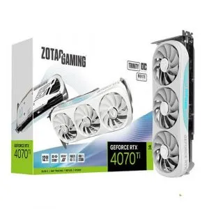 ZOTAC Gaming GeForce RTX 4070 Ti Trinity OC White Edition 12GB Nvidia Graphic Card