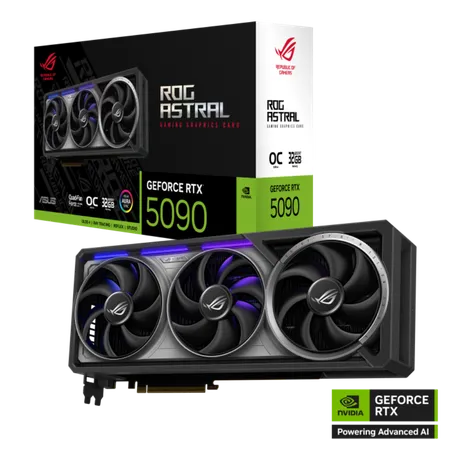 ASUS ROG Astral GeForce RTX 5090 32GB GDDR7 WHITE OC Edition Graphic Card ROG-ASTRAL-RTX5090-O32G-WHITE