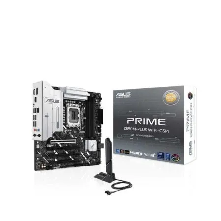 Asus Prime Z890M Plus WIFI CSM DDR5 mATX Intel Motherboard Supports Core Ultra Processors (Series 2) LGA1851 Socket