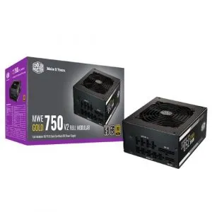 Cooler Master MWE 750 Gold V2 80 Plus Gold Certified Fully Modular Power Supply Unit - Black