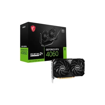 MSI GeForce RTX 4060 Ventus 2x Black 8G OC Graphic Card