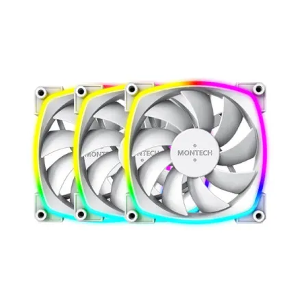 Montech AX120 PWM ARGB Case Fan White Single