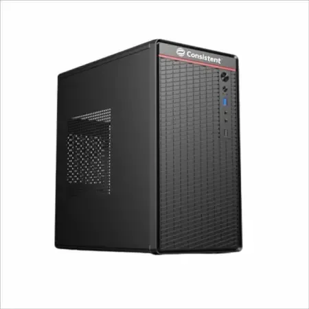 Consistent CIE108 PC Case/SMPS Computer Case 4 Full Slots VGA Max 250mm Bold Design for Bold Performance