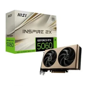 MSI GEFORCE RTX 5060 INSPIRE 2X OC 8GB GRAPHIC CARD