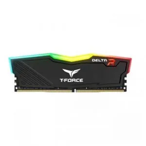 Teamgroup T-Force Delta RGB 8GB (8GBx1) DDR4 3200MHz Memory - Black (TF3D48G3200HC16F01)