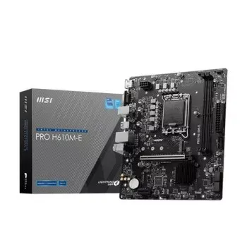 MSI Pro H610M-E mATX Intel LGA 1700 Motherboard Supports Intel 12th , 13th & 14th Gen Processors