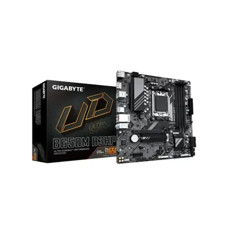GIGABYTE B650M D3HP PCIe 4.0 Ultra Durable AMD AM5 DDR5 Micro-ATX Motherboard