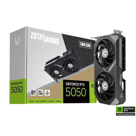 Zotac Nvidia GeForce RTX 5050 Twin Edge 8GB GDDR6 Dual Fan Graphics Card