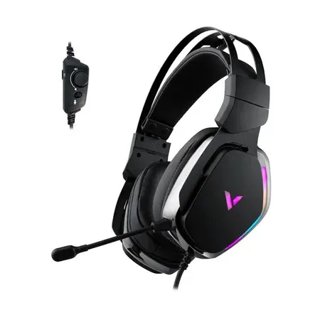 RAPOO VH710 RGB Wired 7.1 Surround Gaming Headphone ( Black ) ( Laptops / Desktops )