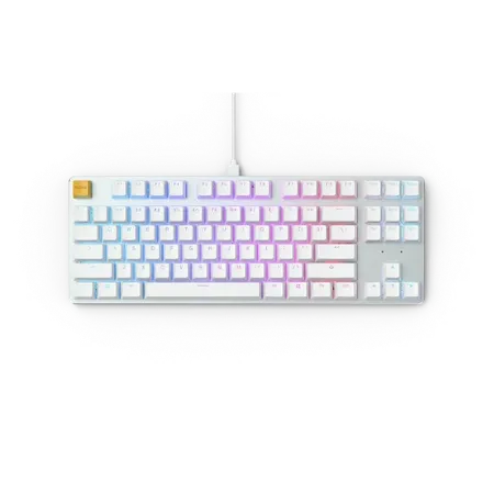 Glorious GMMK Modular Mechanical keyboard (White ice) - Gateron Brown Switch