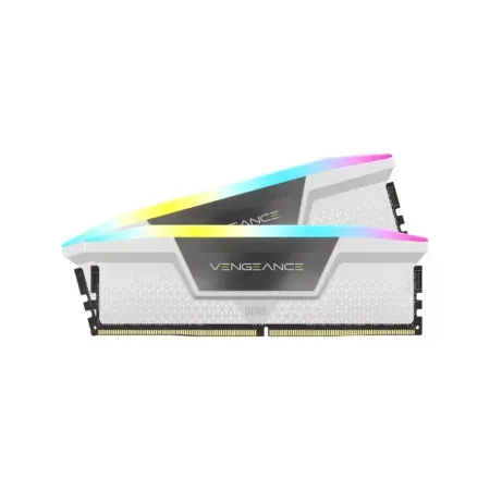 Corsair VENGEANCE RGB 64GB (32GB x 2) DDR5 6000Mhz CL30 AMD EXPO & Intel XMP Desktop Memory (RAM) White