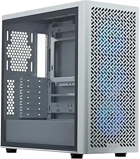 Cooler Master Elite 502 Computer Case- White |3 X Pre-Installed Argb Fans|Upto 420mm AIO Support|ATX Motherboard Support |Ready for RTX 50 Series Upto 410mm |Type C Connector