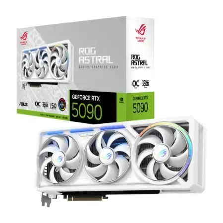 ASUS ROG Astral GeForce RTX 5090 OC 32GB White Edition NVIDIA Graphic Card