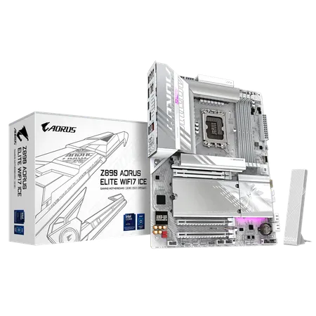 GIGABYTE Z890 Aorus Elite Ice Wifi7 DDR5 Intel Motherboard ( White )