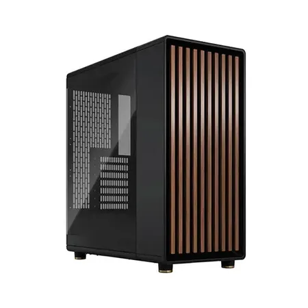 Fractal Design North Charcoal Black Tg Dark Atx Mid Tower Cabinet( FD-C-NOR1C-02)
