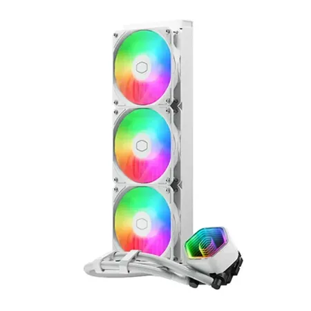 Cooler Master MasterLiquid 360 ATMOS ARGB 360mm Close-Loop AIO CPU Liquid Cooler - White